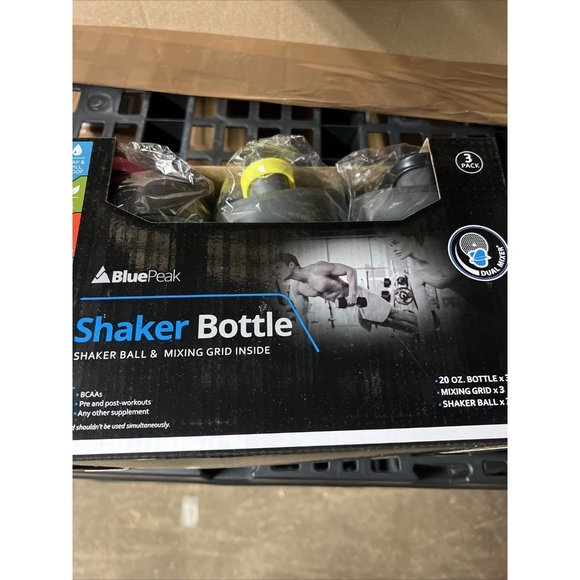 Brand new Blue Peak Shaker Bottle Set Of 3 - Picture 1 of 6